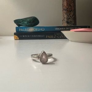 Silver Ring Rose Quartz
